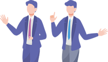 中小企業診断士2名が、すべての案件を直接担当